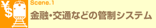 Scene.1 金融・交通などの管制システム