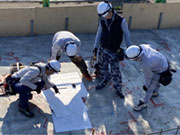 【大型建設現場での打ち合わせ風景】
弊社では大型案件工事の受注が増加、今後は協力企業(下請工事会社)の施工監理の需要が益々増加しています。