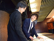 【オリジナル企画の一例】
北野店では大学生の集客を強化するために、大学生限定の飲み放題企画を実施。アプリを活用して発信し、大成功をおさめました。そういったアイディアも店舗からの発信でした。