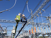 発変電工事が当社の仕事の70%をしめています