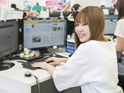 【感謝される嬉しさを実感】何かに困っているお客様からのお電話なので、それを解決した時には「あり
がとう」と言ってくださる方がほとんど。人から感謝してもらえるのは、やっぱり嬉しいですよね。