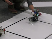 全社の恒例行事、ロボットコンテストの写真です。毎回大変盛り上がる社内行事です♪その他、温泉に一泊しての収穫・手作り体験など、楽しいイベントが多彩!社内交流の機会も多いです。