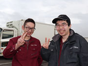 車が好きなので、とても充実しています!
みんな高いモチベーションで頑張っているんですよ!新しいスタッフにも早くなれて欲しいと思っています!