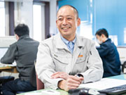 業務事業部 業務部長(施工管理) 三浦雅哉(50歳)
