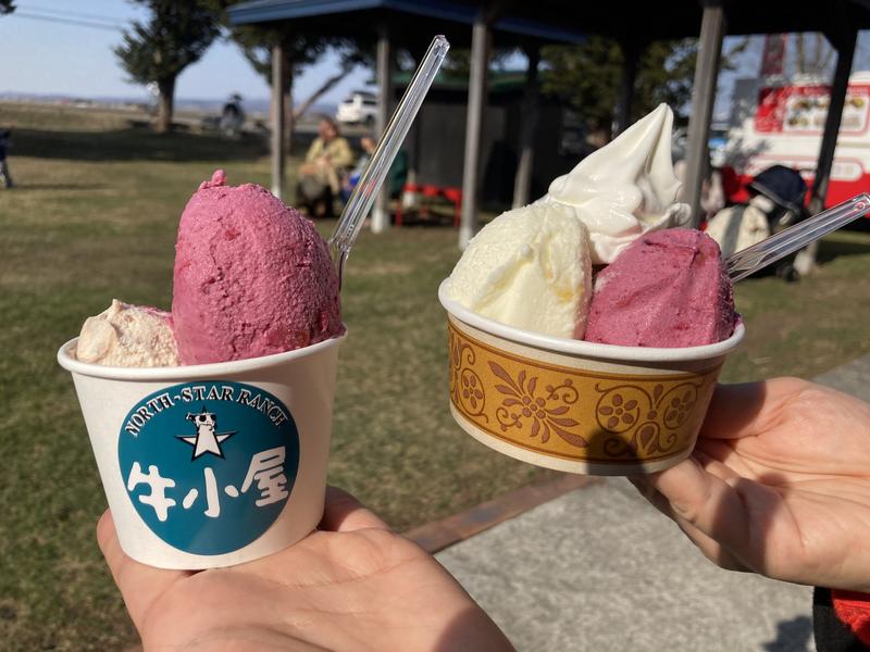 週末お出かけスポット紹介丨牛小屋のアイス丨由仁町